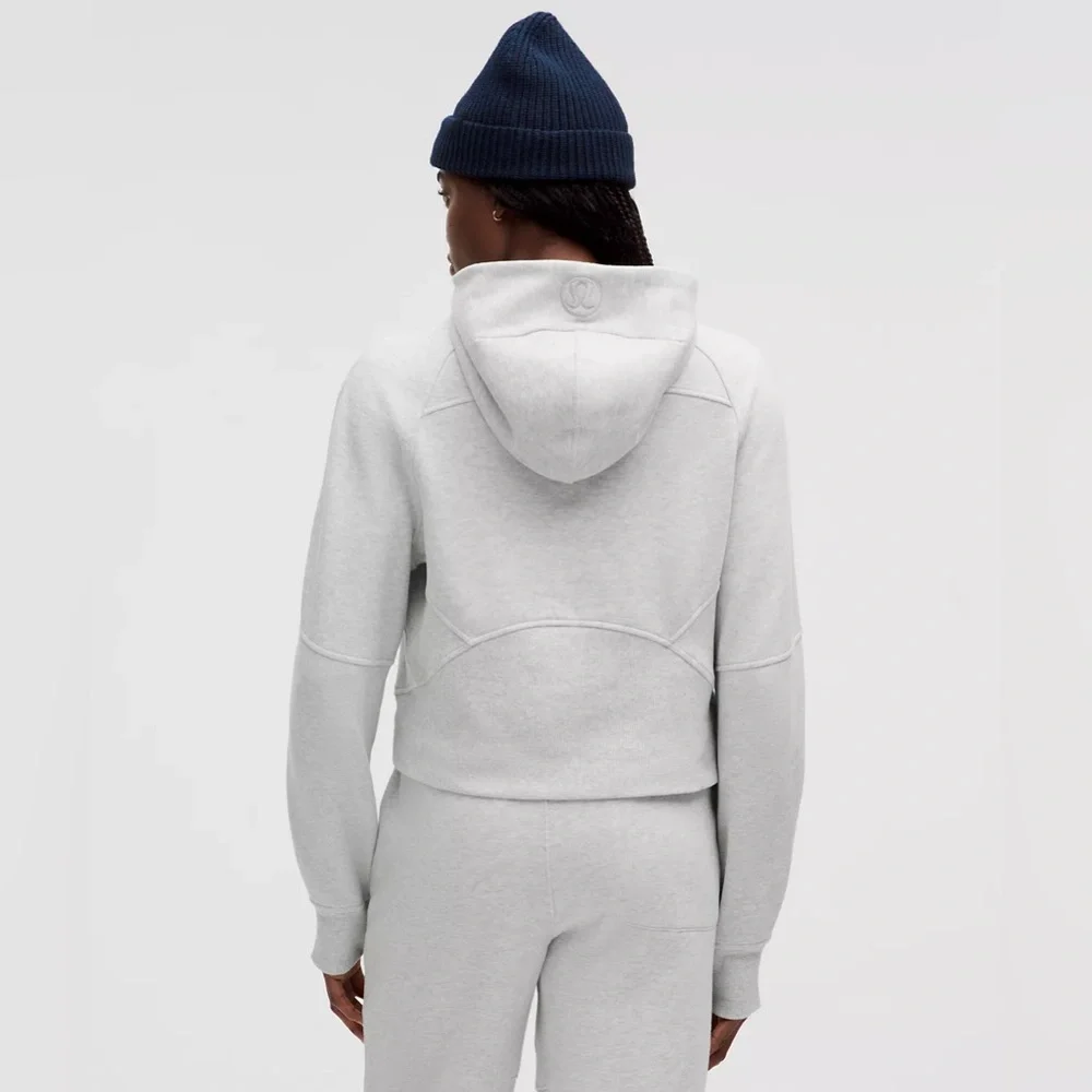 Part of MATCHING SET Lululemon Gray Sweatshirt Scuba Oversized Half-Zip Hoodie - Picture 3 of 9
